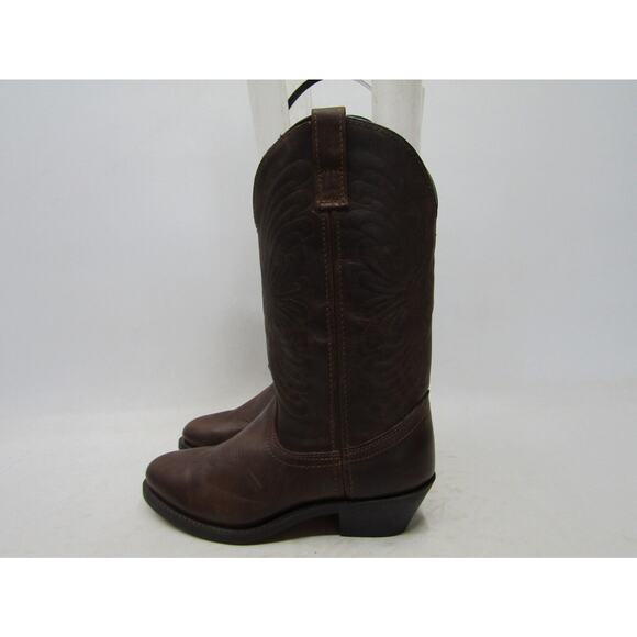 Masterson RB7440 Womens Size 6.5 M Dark Brown Leather Cowboy Western Boots - Picture 1 of 11
